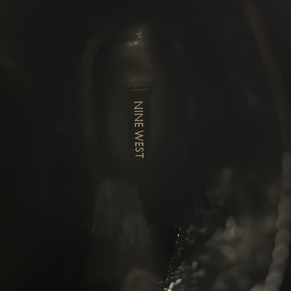 Nine West Black Leather Ankle Boots - Picture 6 of 6